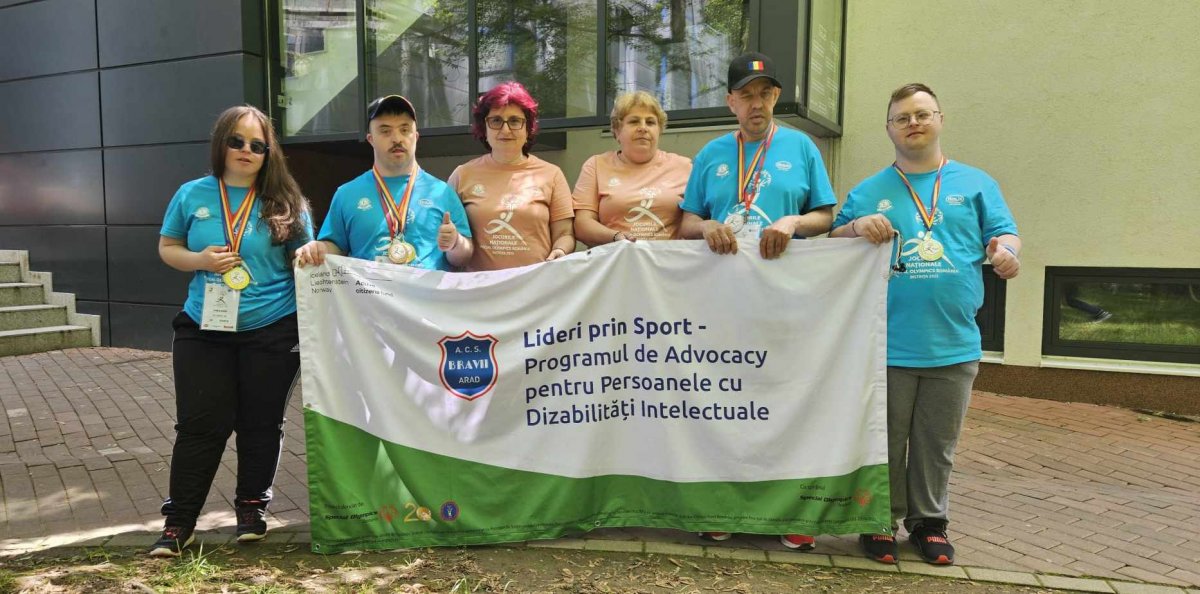 Tineri din Arad la Jocurile Naționale Special Olympics România 