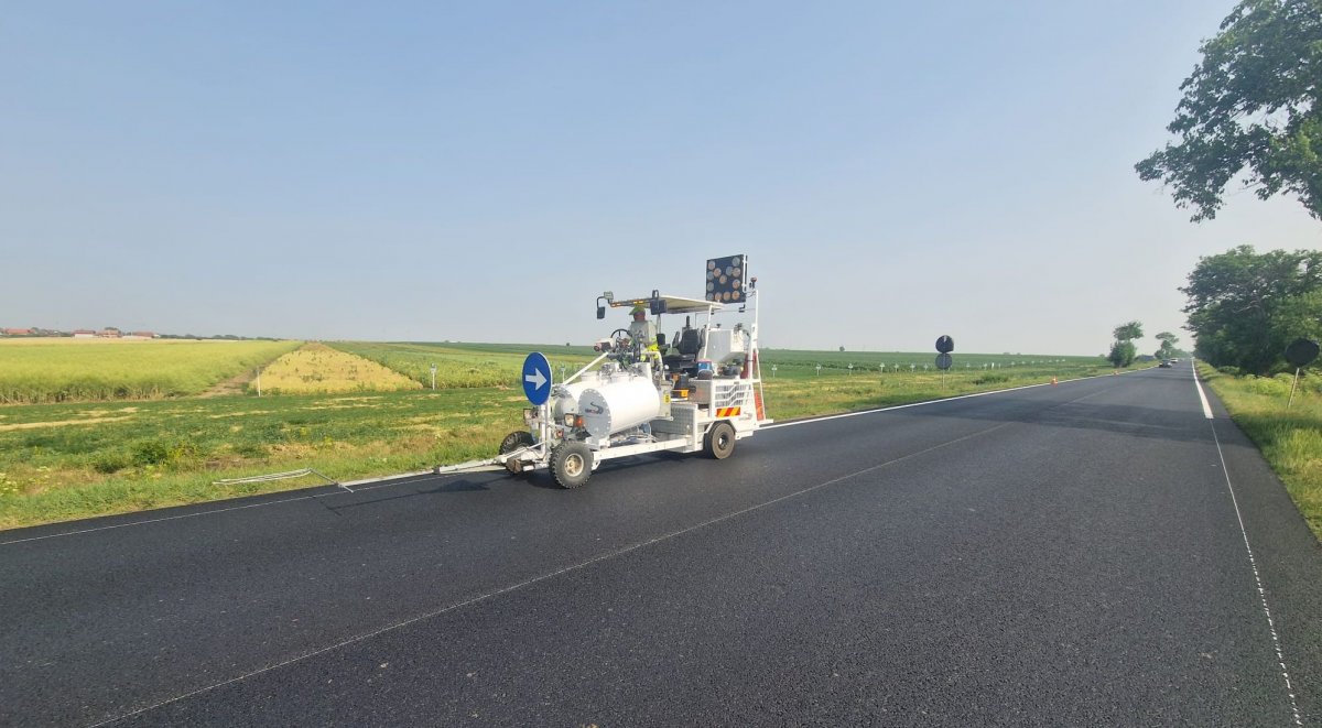 Ce lucrări se fac pe DN 69 între Arad și Timișoara (FOTO)