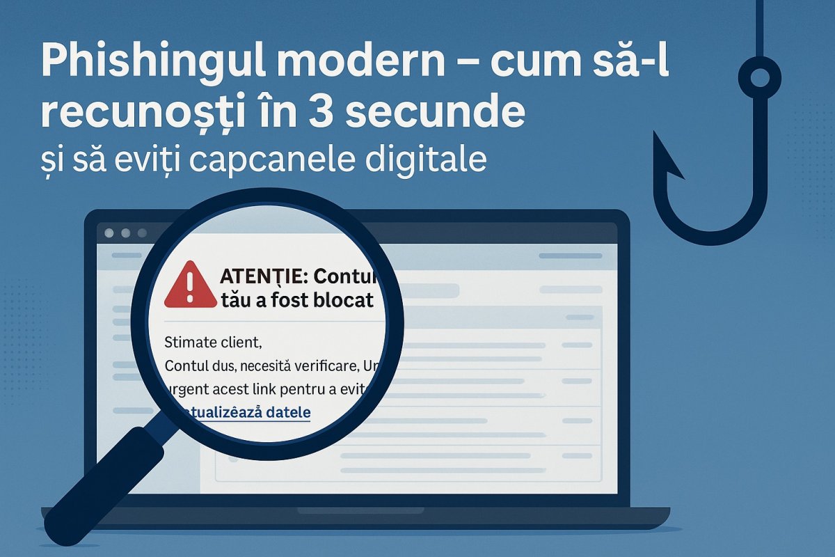 Phishingul modern – cum să-l recunoști în 3 secunde și să eviți capcanele digitale