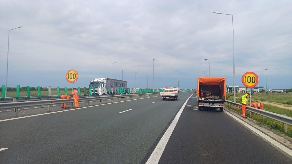 Unde se lucrează pe autostradă