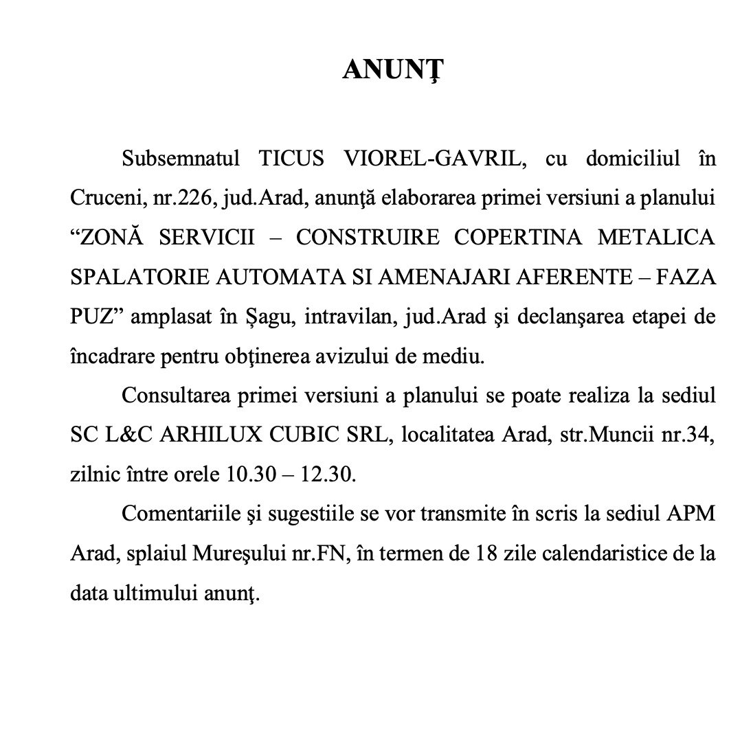 Anunț