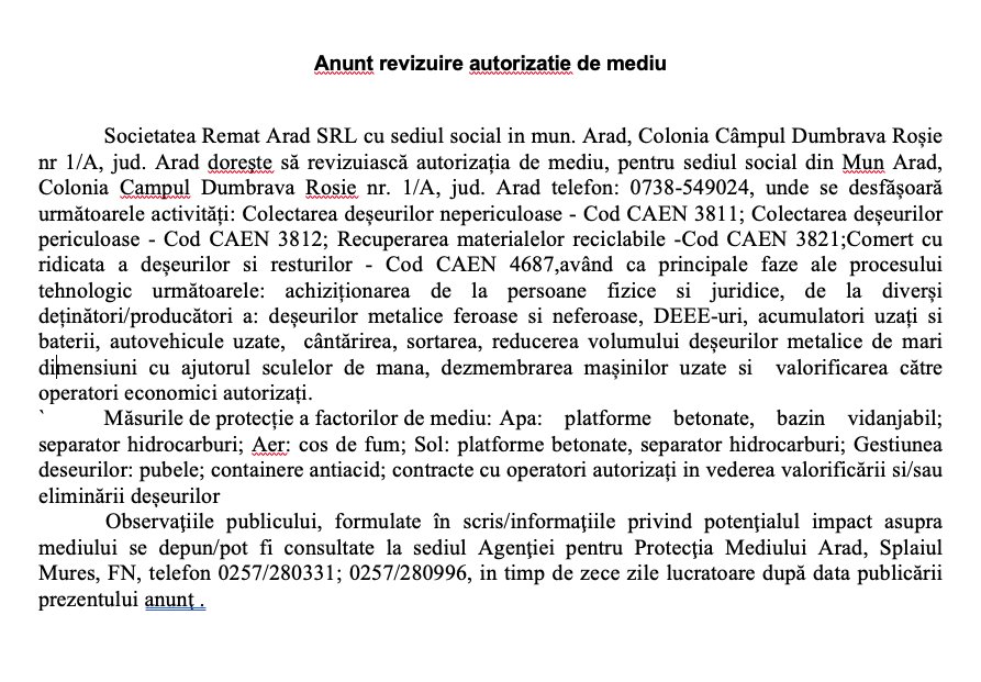 Anunț