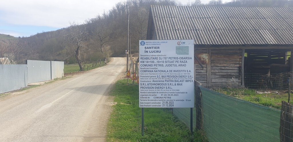 Drumul Petriș-Obârșia a (re)intrat în patrimoniul CJA