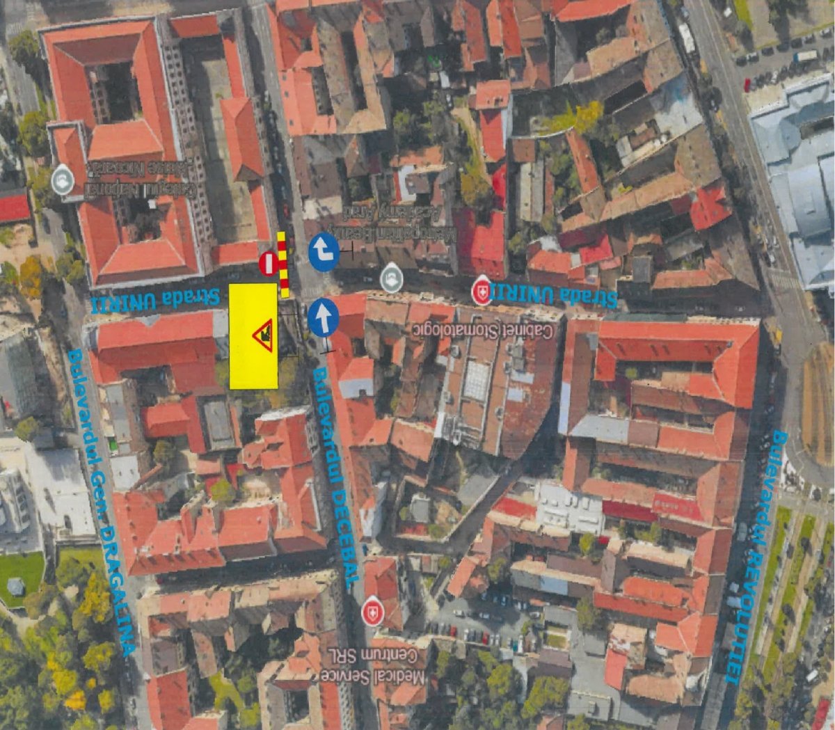 O parte din strada Unirii se închide pentru reparații