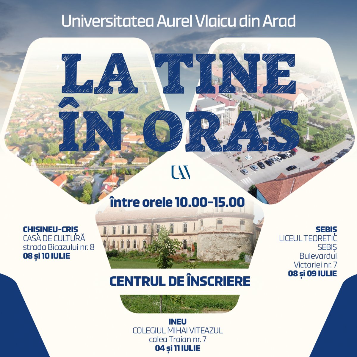 Centre de înscriere UAV în județul Arad