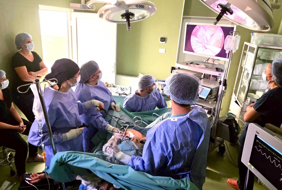 Curs intensiv în incinta Secției Clinice Obstetrică-Ginecologie a Spitalului Clinic Județean de Urgență Arad