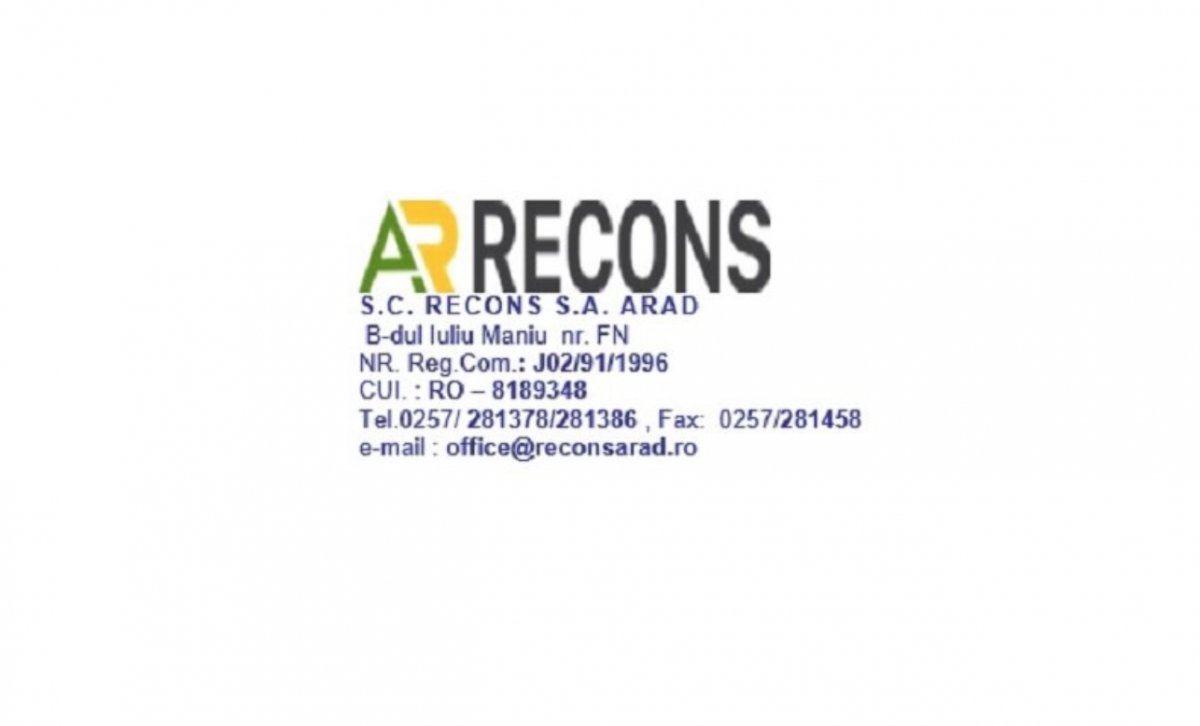 Anunț angajare Recons