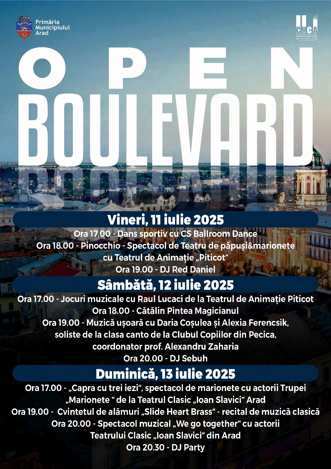 Open Boulevard, ediția a III-a, în centrul Aradului