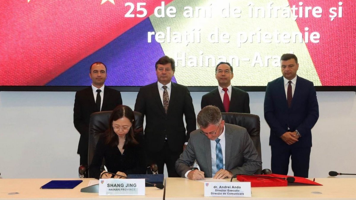 Memorandum de colaborare între Hainan (China) și Zona Liberă Curtici-Arad