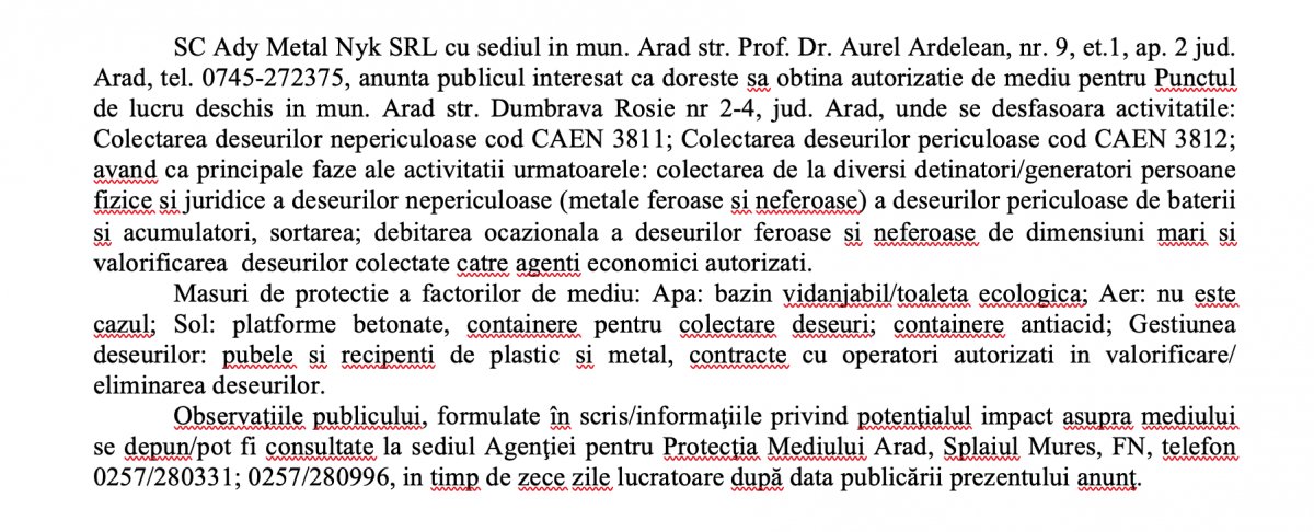 Anunț