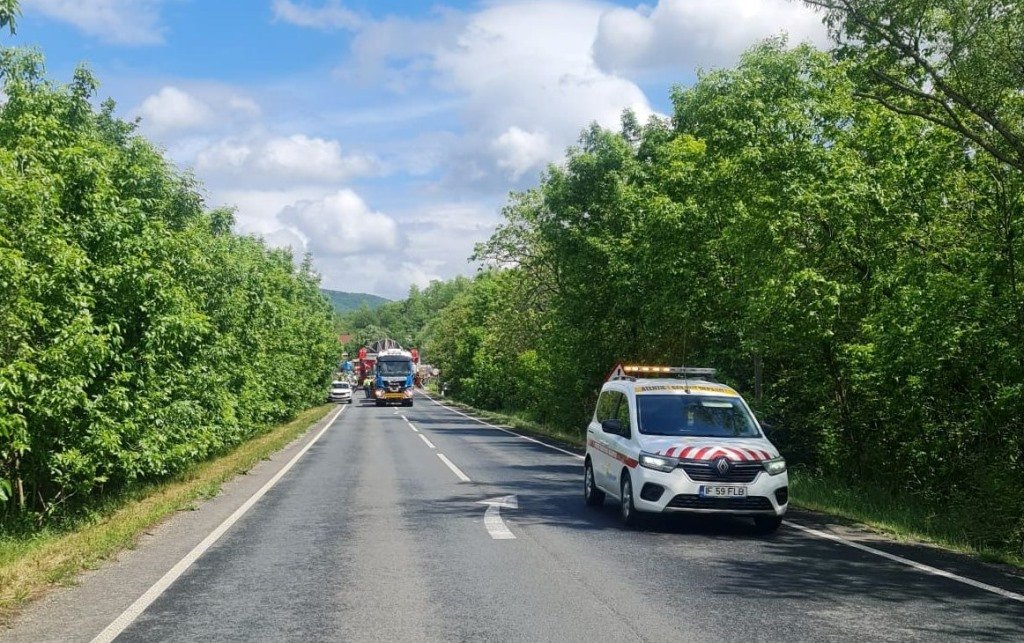 Transport agabaritic pe drumurile Aradului