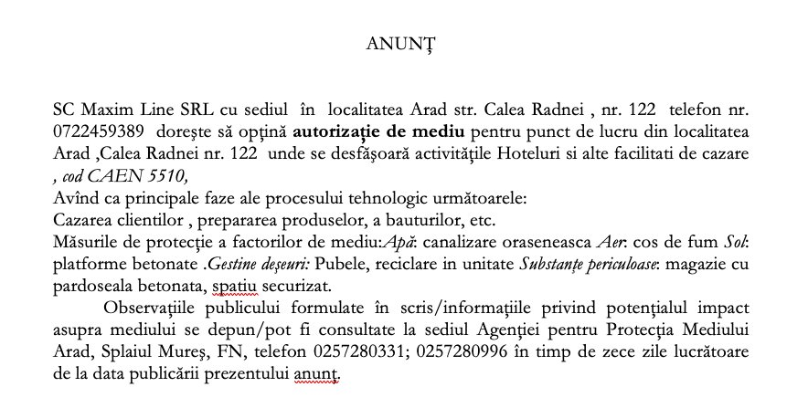Anunț