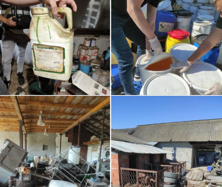 Depozit ilegal de deșeuri descoperit la Zădăreni: se lasă cu sancțiuni și sesizări penale (FOTO)