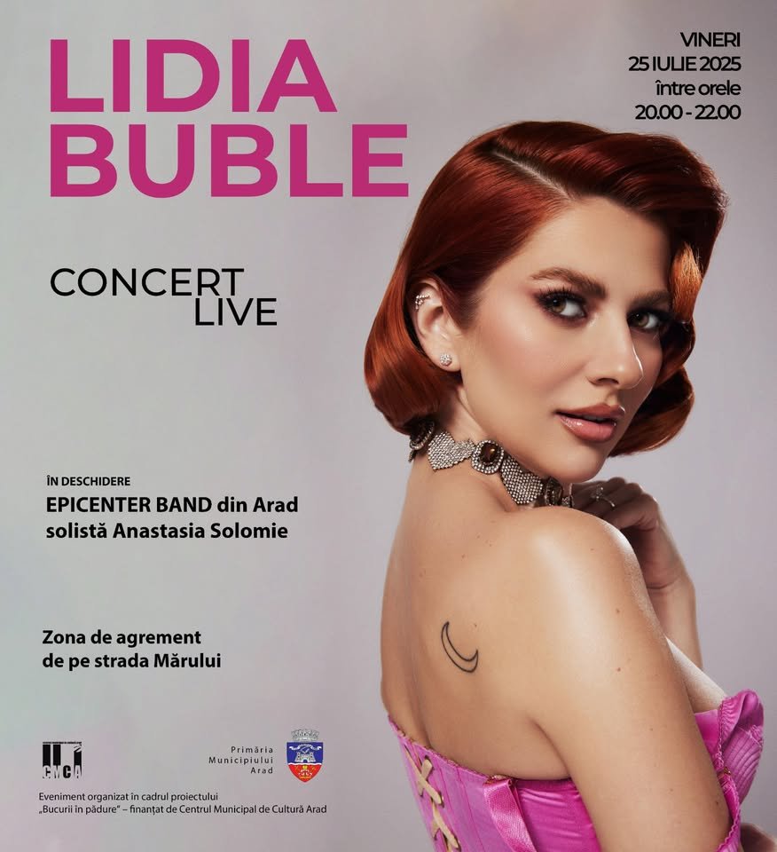 Lidia Buble va cânta pe strada Mărului