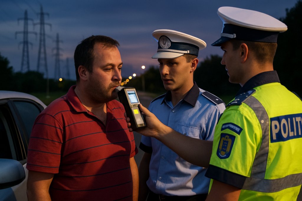 Curtici și Vlaicu, în topul zilei la condus sub influența alcoolului: 1,18 și 0,59 – punctaj de podium