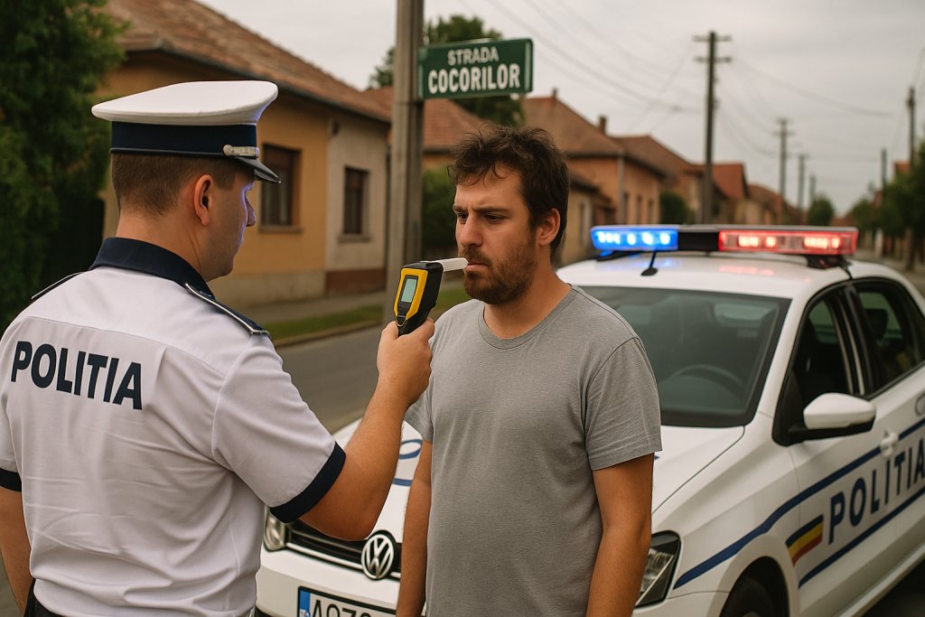 Dimineață de vară cu... grade la volan: beat, fără permis și cu tupeu de Cocorilor