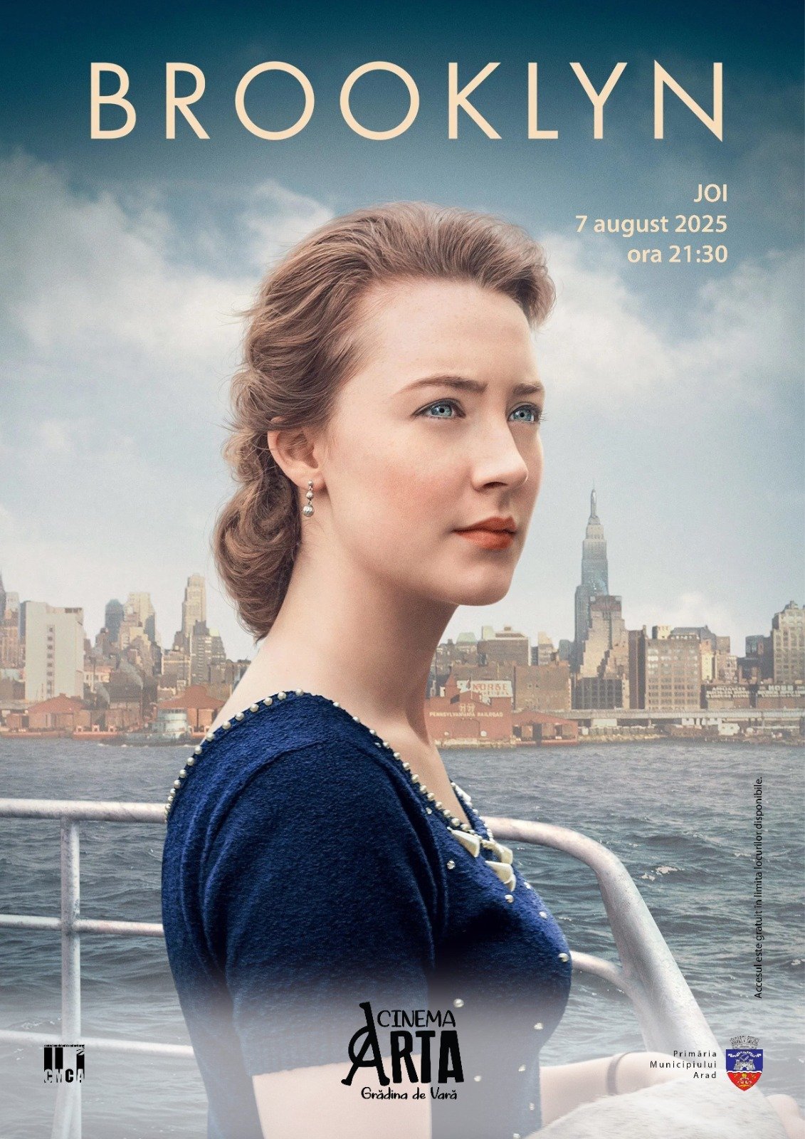 Filmul „Brooklyn“, în grădina de vară de la Cinematograful „Arta“