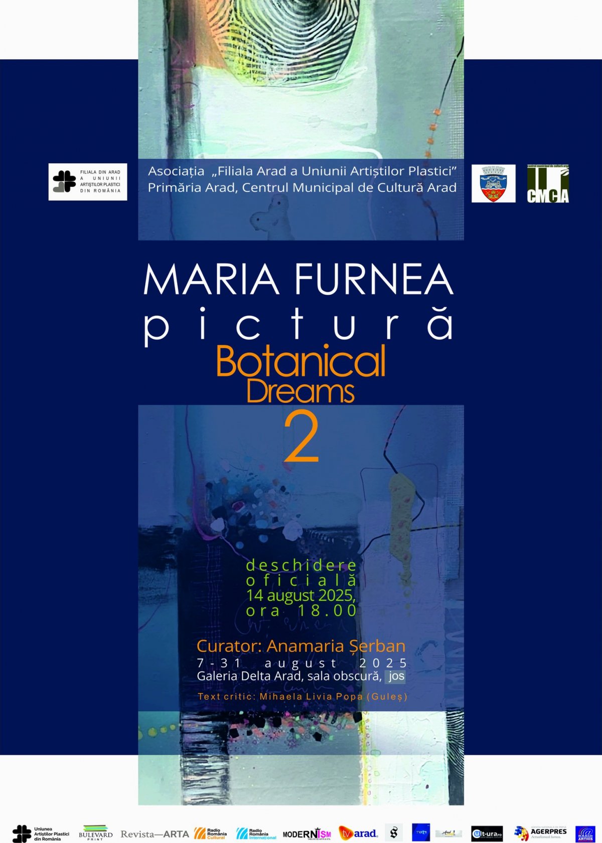 Expoziție de grafică și pictură, „Botanical Dreams 2-Linda Barkasz&Maria Furnea„ la Galeria Delta