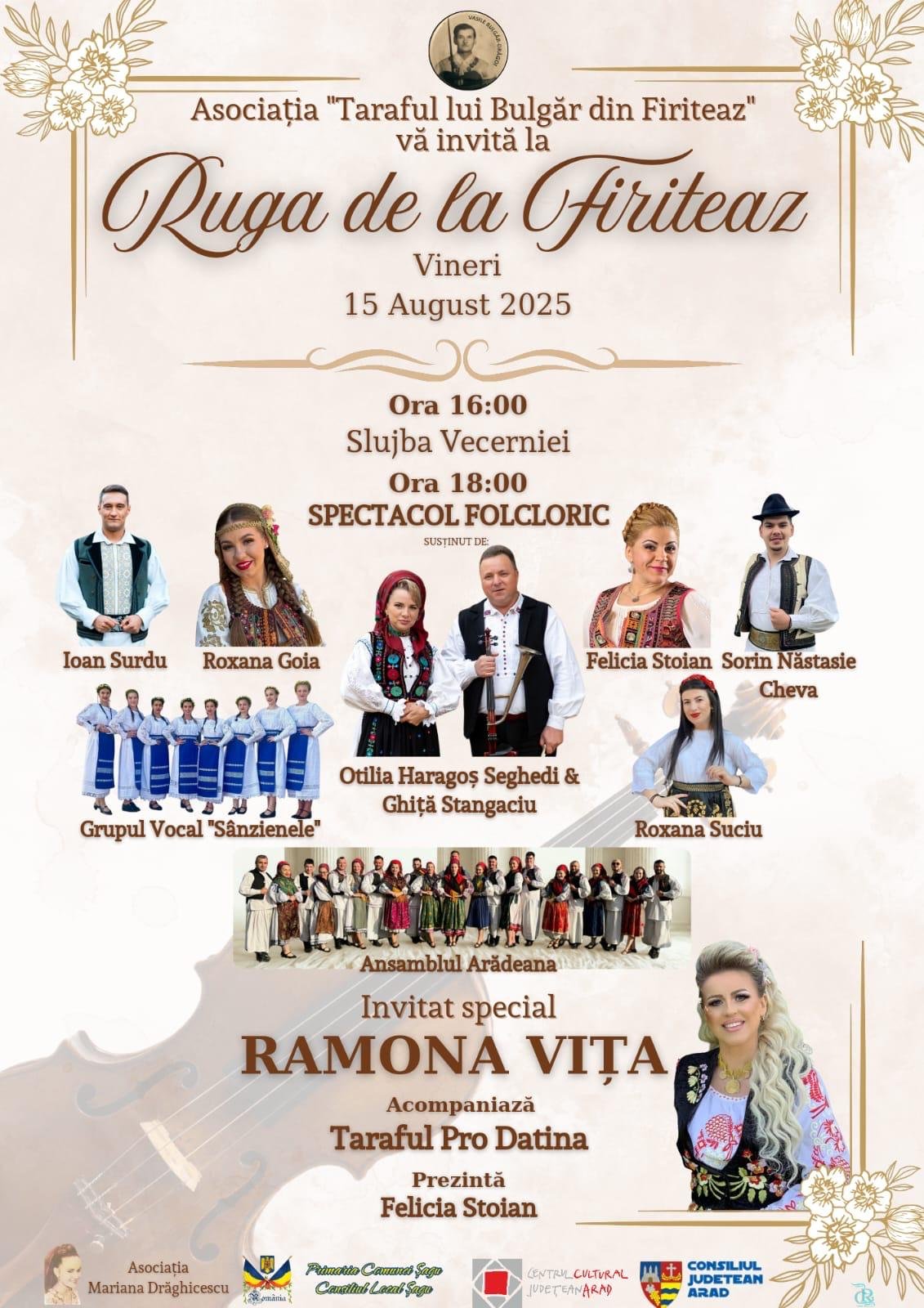 Ruga de la Firiteaz - în zi de mare sărbătoare