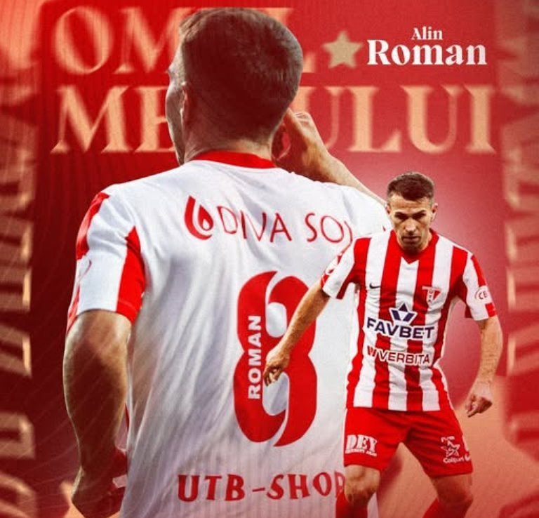 Alin Roman - cel mai eficient fotbalist din Superliga după primele cinci etape