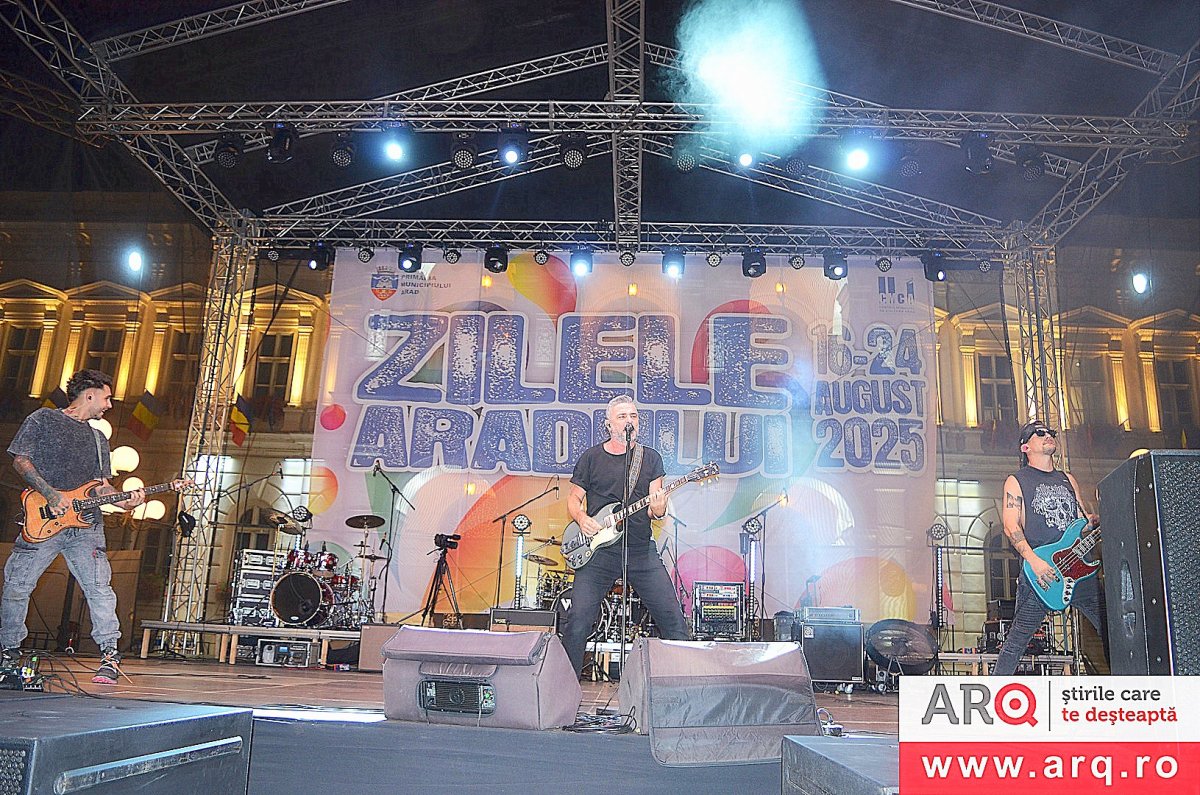 Cu trupa Vunk la ”Zilele Aradului”