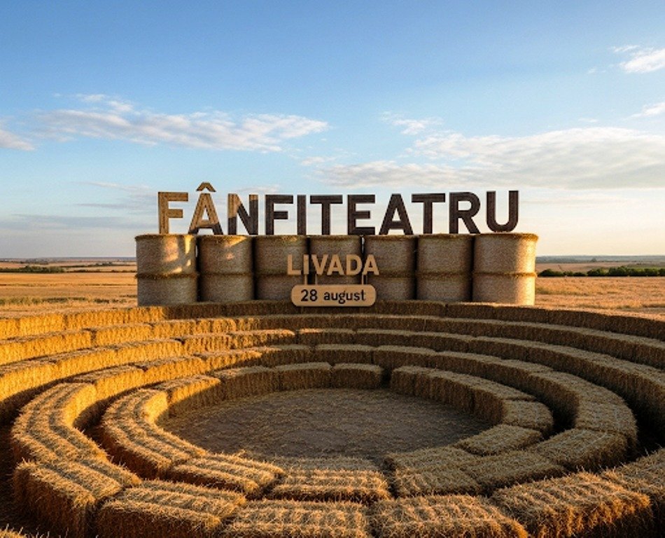 Livada găzduiește joi, 28 august, „Fânfiteatru” – un festival într-un amfiteatru construit din baloți de paie