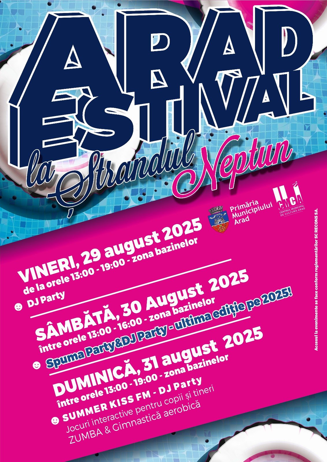 Arad Estival continuă la Ștrandul Neptun
