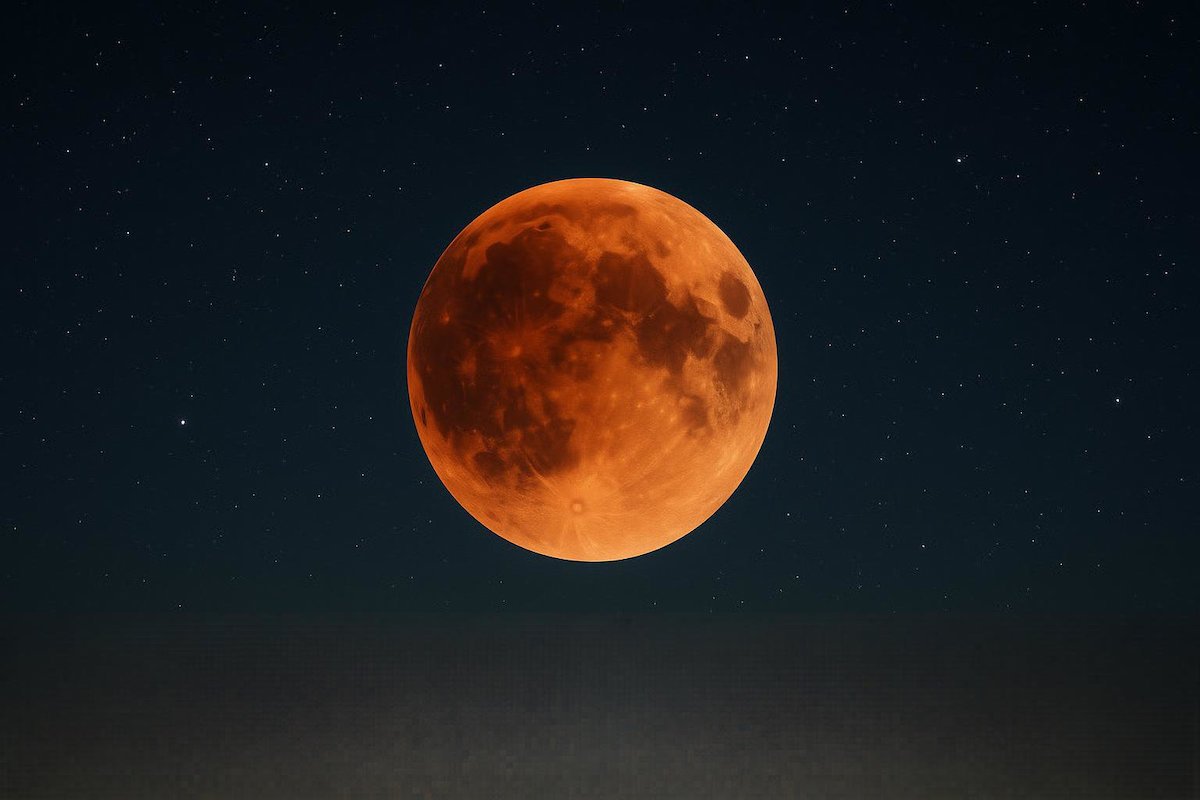 Eclipsa totală și superluna sângerie din 7 septembrie: spectacol ceresc deasupra României