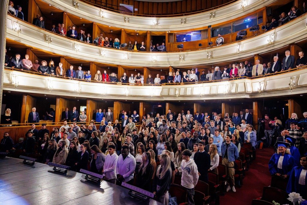 Tradiție și viitor! Deschiderea Anului Universitar la UVVG: Pavel Bartoș, prezent la eveniment,  a creat o atmosferă plină de energie și motivație (FOTO)
