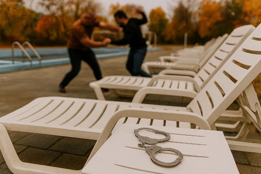 Ștrand, pumni și Vaslui style: bătaie cu bilet de intrare 