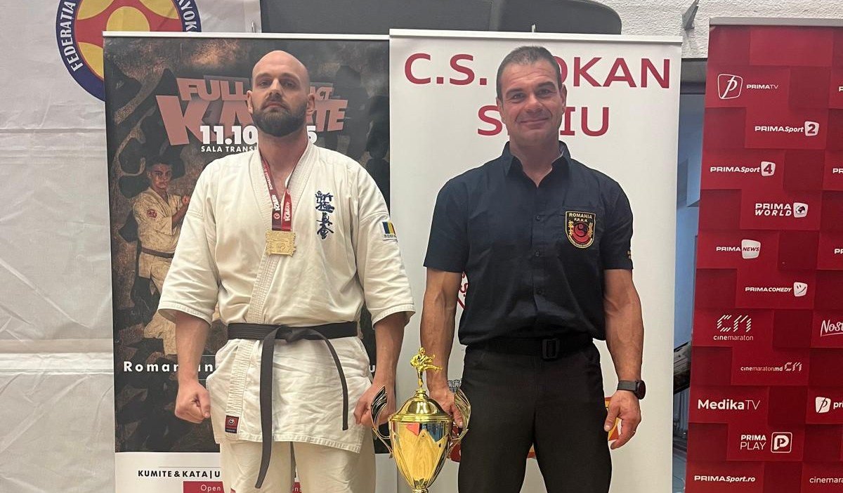 Polițist arădean - campion la Romanian International Cup – Karate Kyokushin