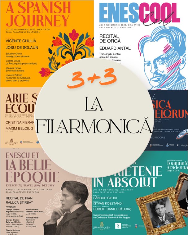 La Filarmonica Arad, muzica sună de două ori mai bine! Festivalul „Toamna Muzicală Arădeană” 2025 vine cu o ofertă specială și șase seri de neuitat