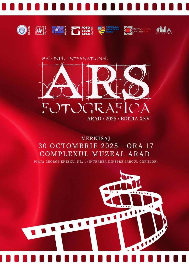 Vernisajul și decernarea premiilor Salonului Internaţional de Fotografie “Ars Fotografica” Ediţia a XXV-a Arad 2025
