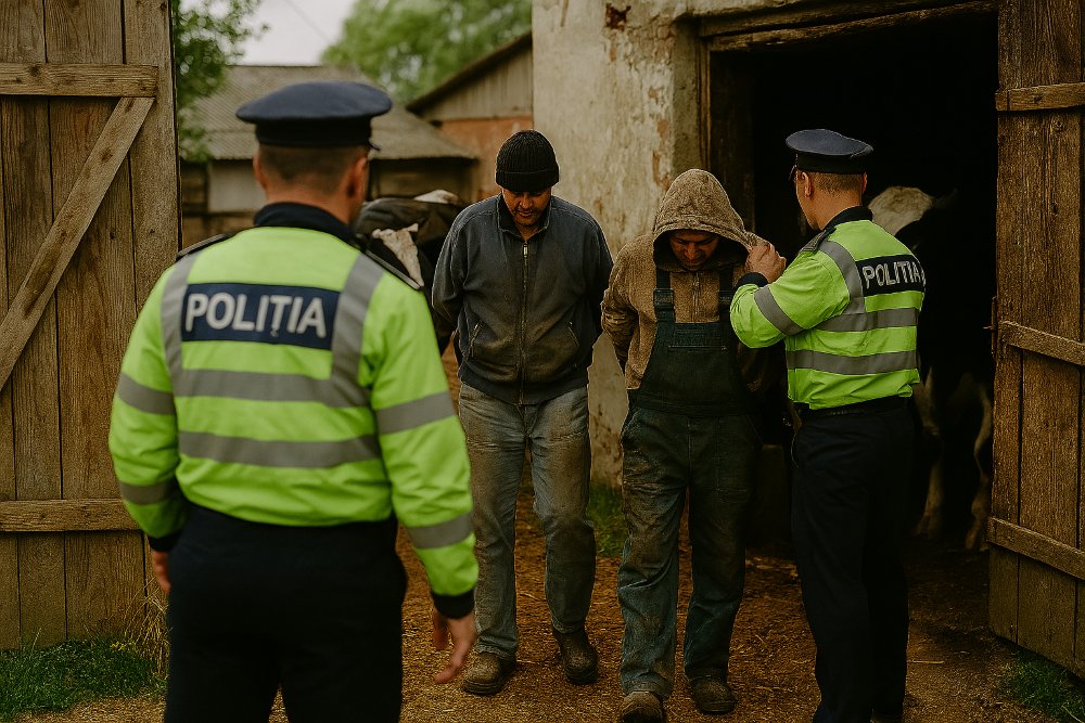 Vite furate la Sâmbăteni și amenințări cu moartea: trei hoți au fost arestați preventiv