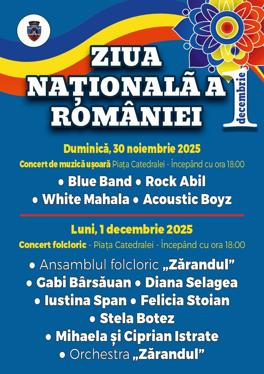 Ziua Națională a României sărbătorită la Arad. Conferință științifică și concerte de muzică ușoară și populară
