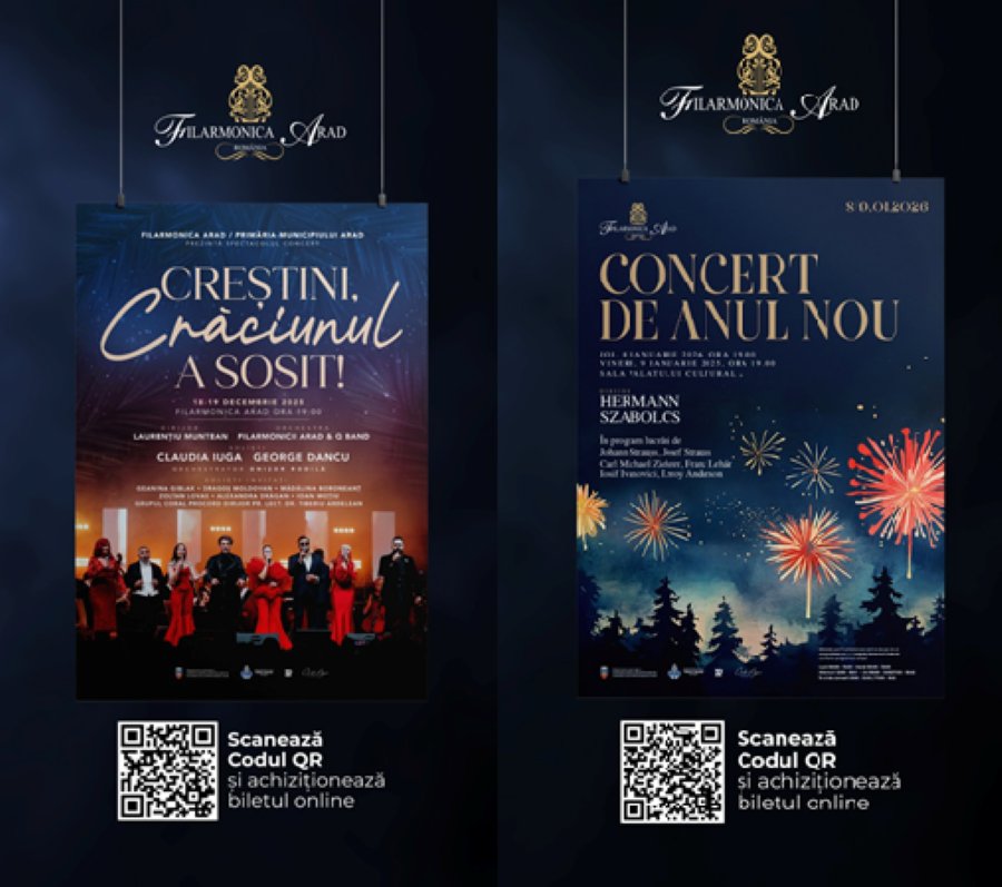 Magia Crăciunului și strălucirea Anului Nou pe scena Filarmonicii 