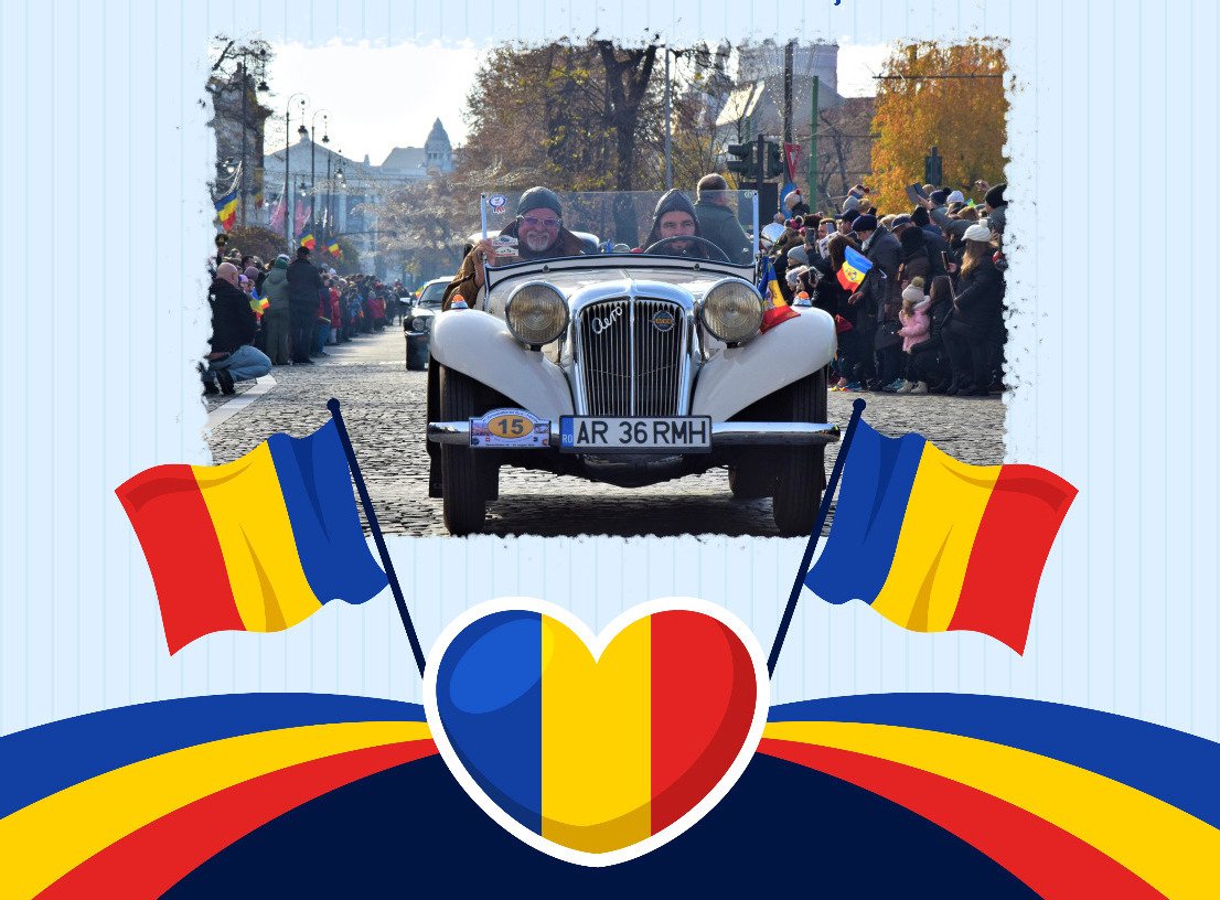 Muzeul pe Roți al României defilează la Arad de Ziua Națională