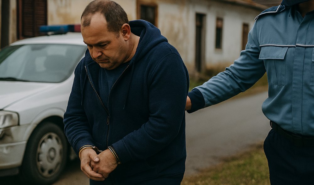 Arestat pentru violență în familie: recidivist din Semlac acuzat de agresiuni repetate asupra soției