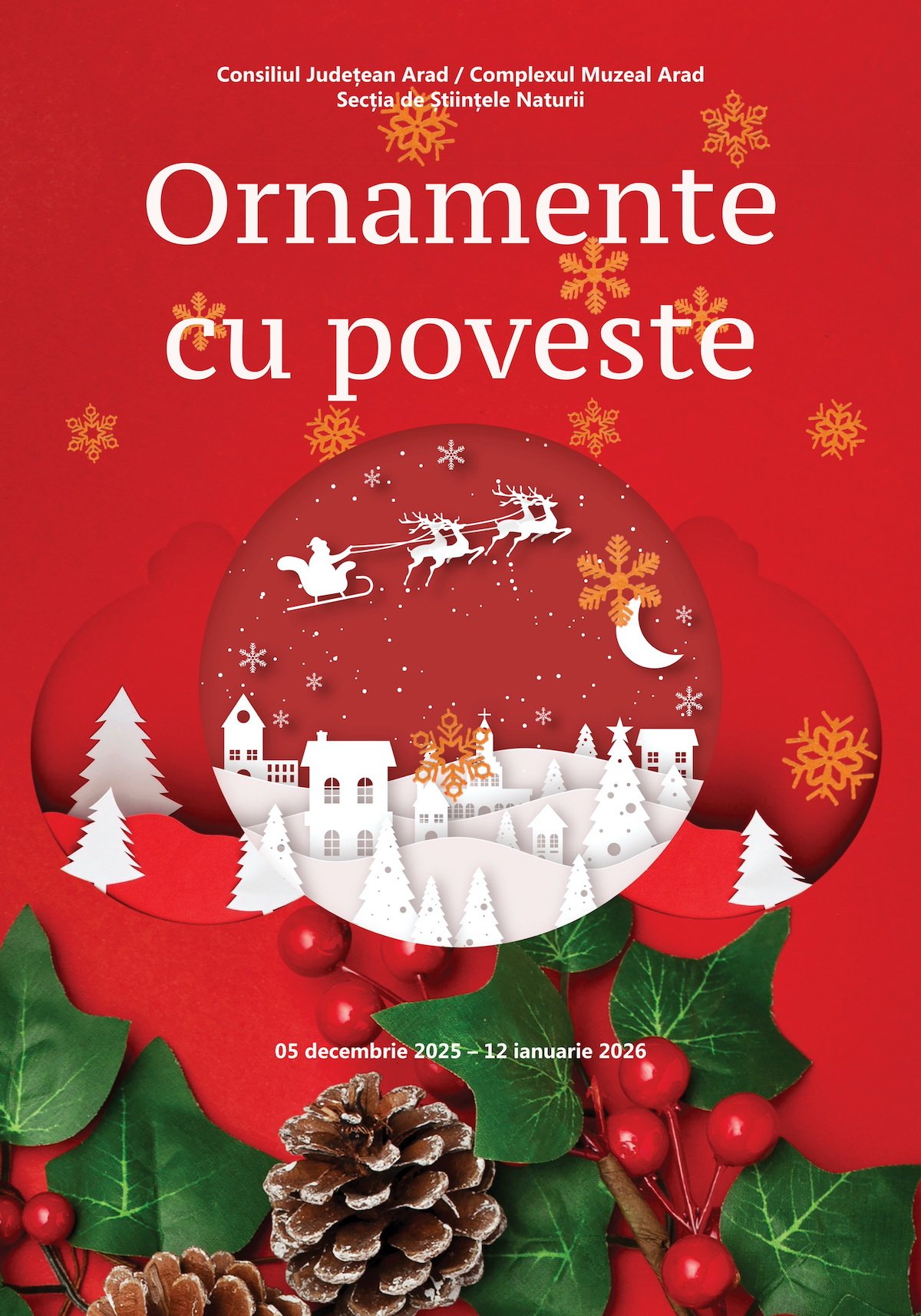Deschiderea expoziției „Ornamente cu poveste”: Vineri, 5 decembrie, ora 11.30