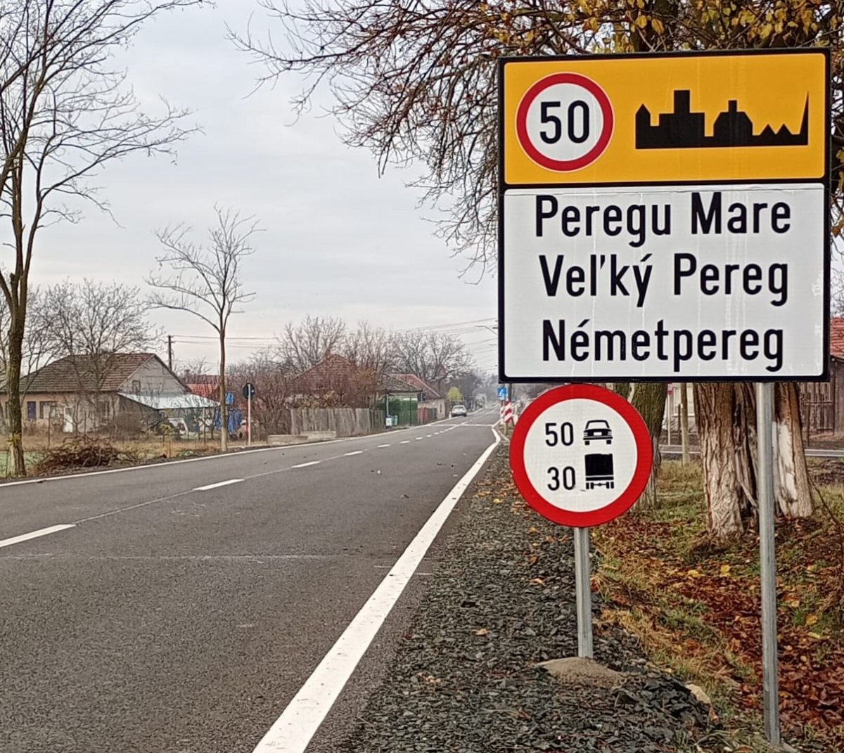 Drum modernizat între Peregu Mare și Peregu Mic (FOTO)