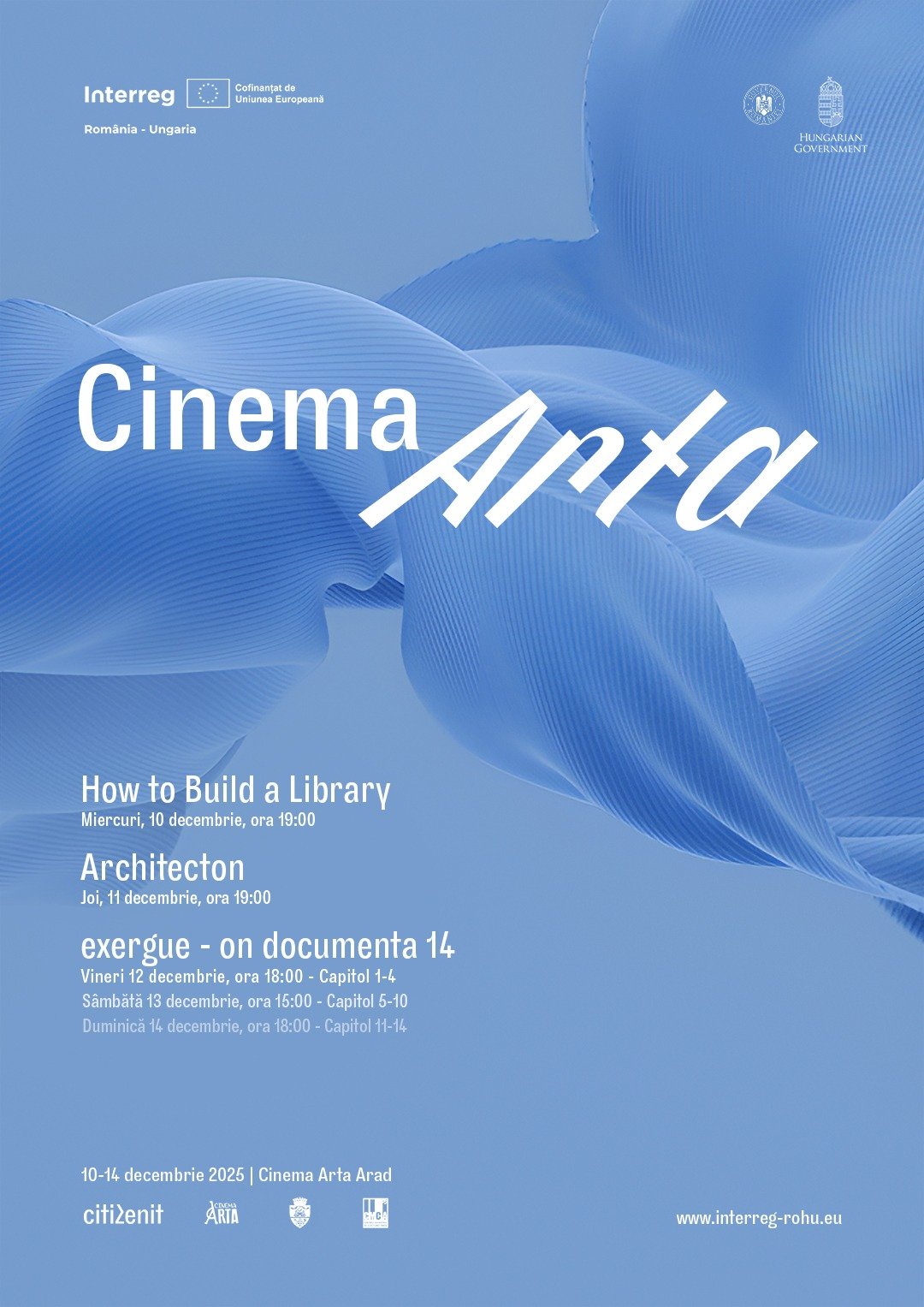  Proiecții de filme documentare în premieră națională la Cinema „Arta“, Arad