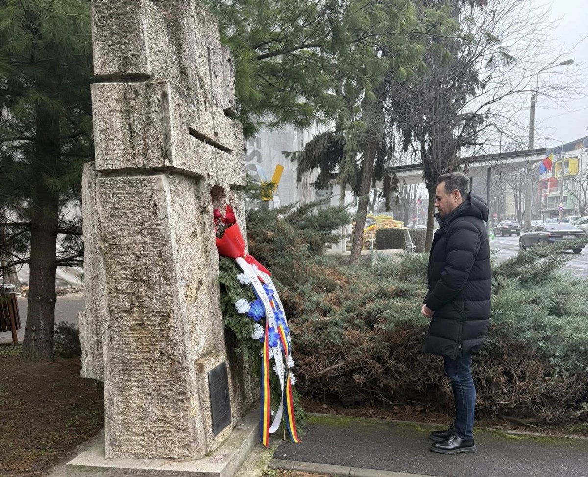 Gheorghe Falcă - omagiu pentru eroii Revoluției de la Timișoara (FOTO)