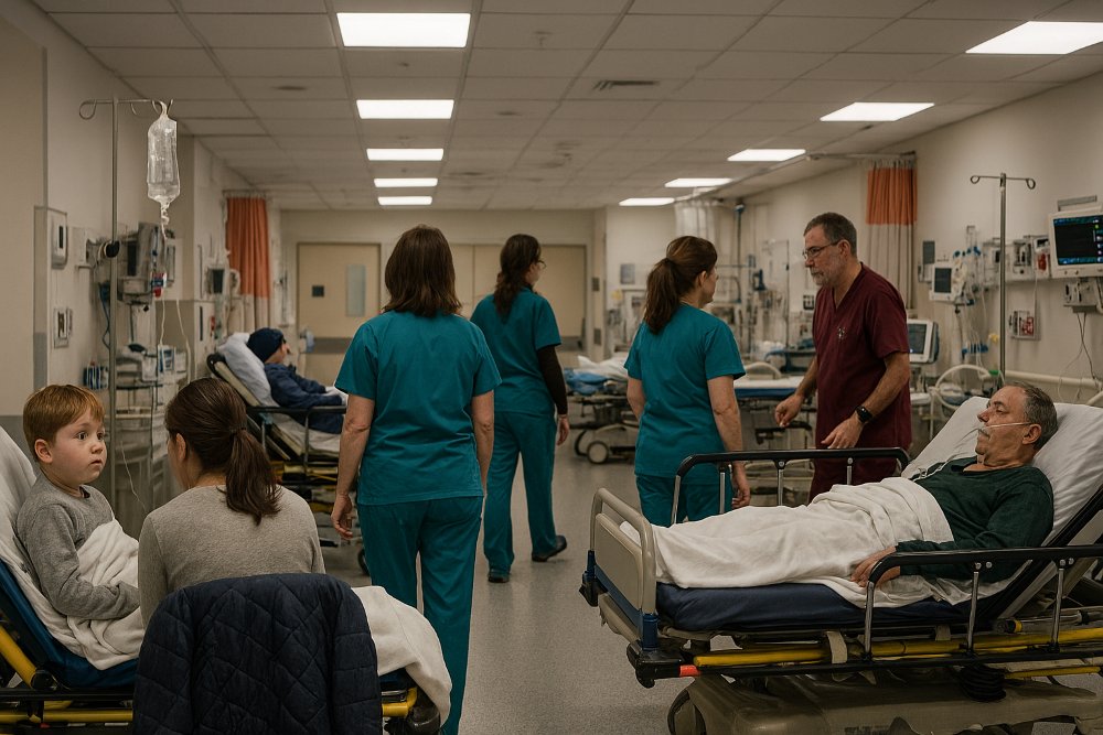 Val de îmbolnăviri la UPU: peste 150 de pacienți cu afecțiuni respiratorii într-o singură săptămână