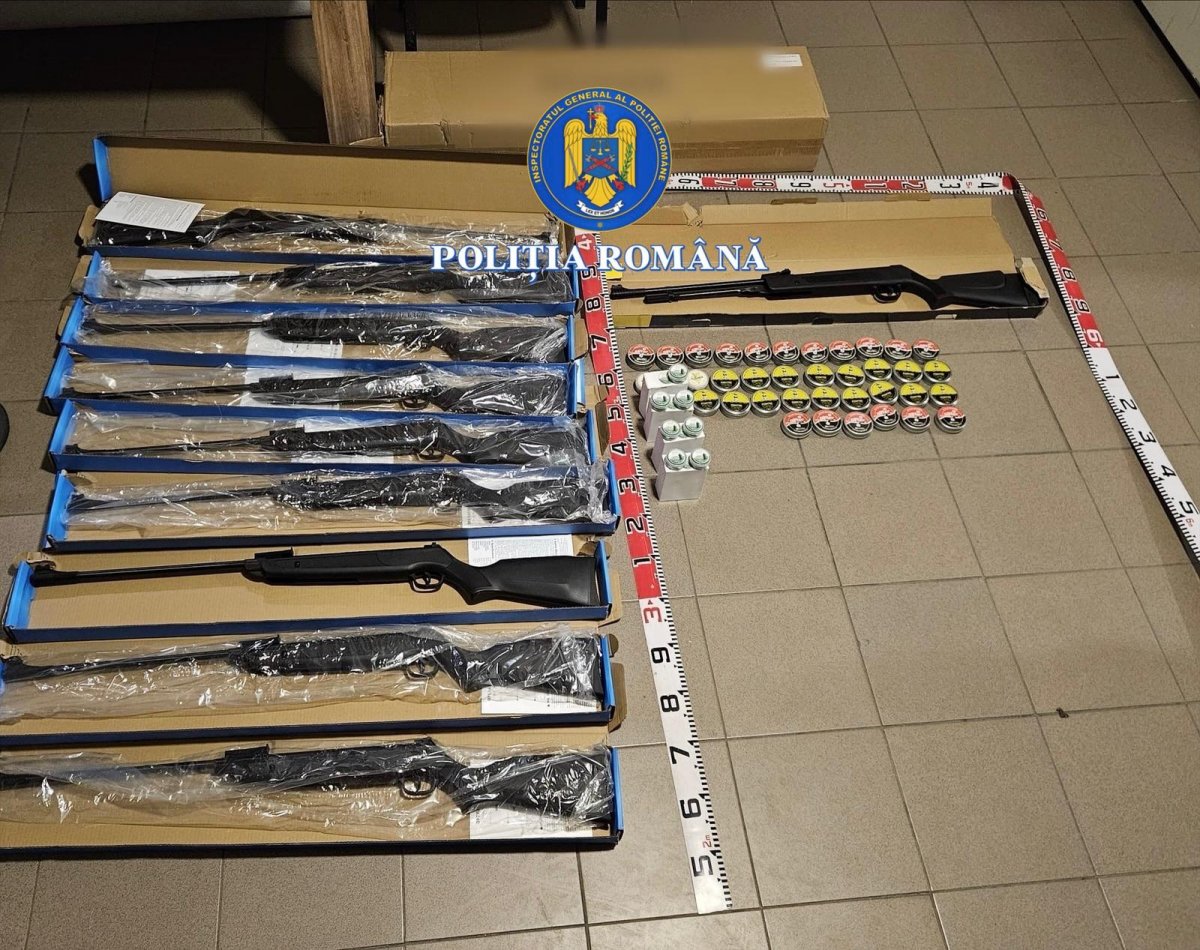 Bărbat din Chișineu-Criș reținut pentru niște arme de tir sportiv 