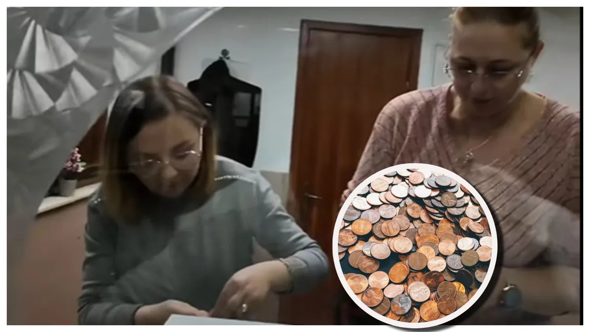 Protest viral la Suceava. Un bărbat şi-a plătit impozitul cu cinci kilograme de monede