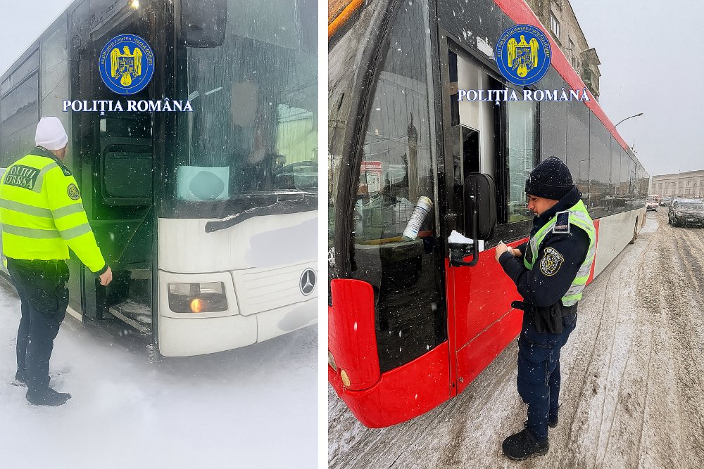 64 de autovehicule verificate, 18 sancțiuni: bilanțul unei acțiuni rutiere