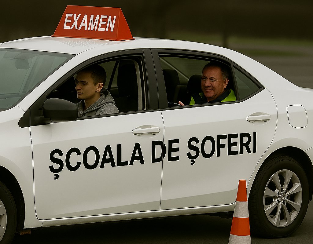 Proba practică pentru categoria B, în trei zile de sâmbătă 