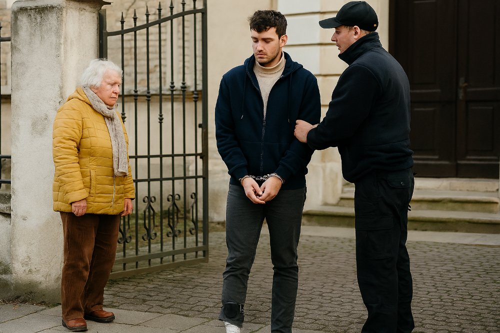 Tânăr care-și agresa bunica ARESTAT 30 de zile