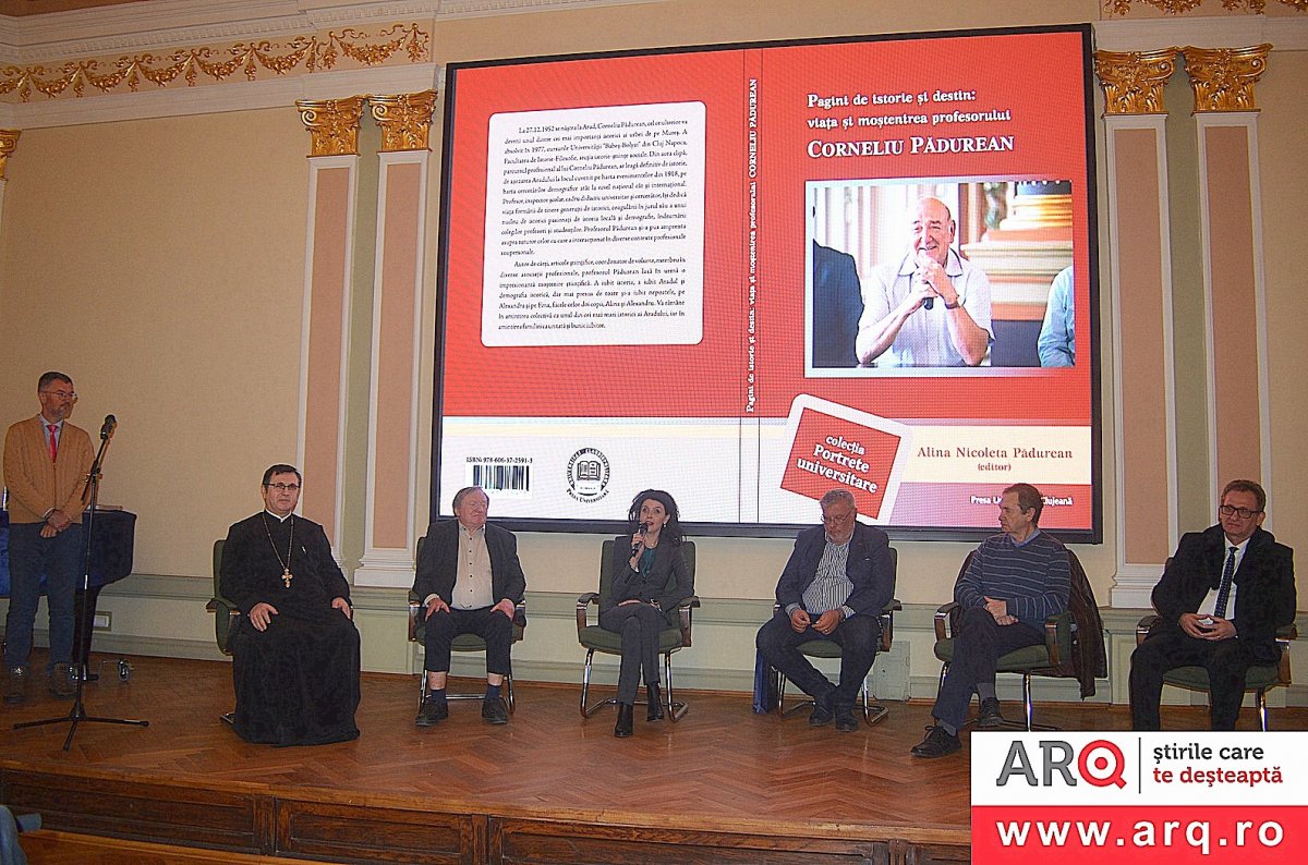 IN MEMORIAM. S-a lansat volumul de evocări „Pagini de istorie și destin: viața și moștenirea profesorului Corneliu Pădurean“