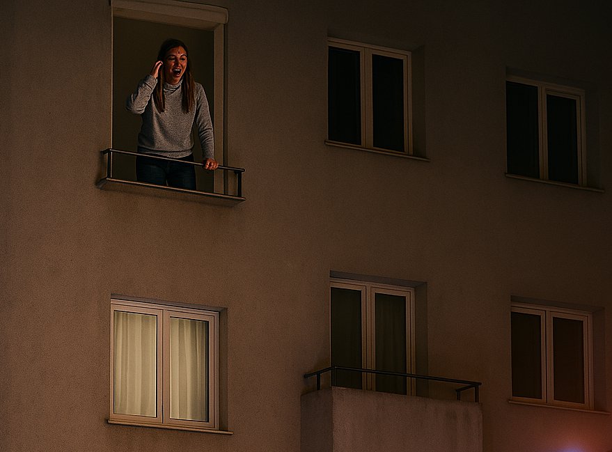 Intervenție la limită: o tânără de 24 de ani care voia să sară de la etajul 9 a fost salvată în ultimul moment